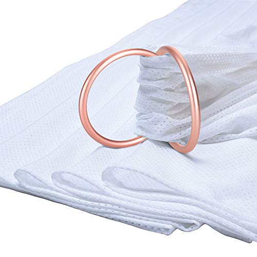 Accmor aluminium ring 3 inch rose gold demonstrates wearer's size guidance and fit considerations