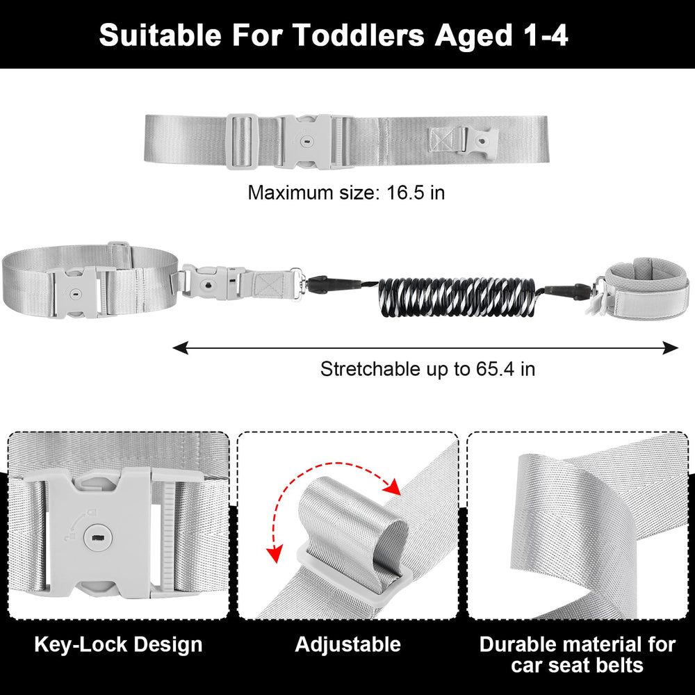 Accmor anti-lost wrist link in stainless steel for secure control.