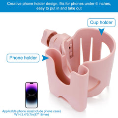 Accmor anti-slip cup holder design minimizes spills on rough terrain.