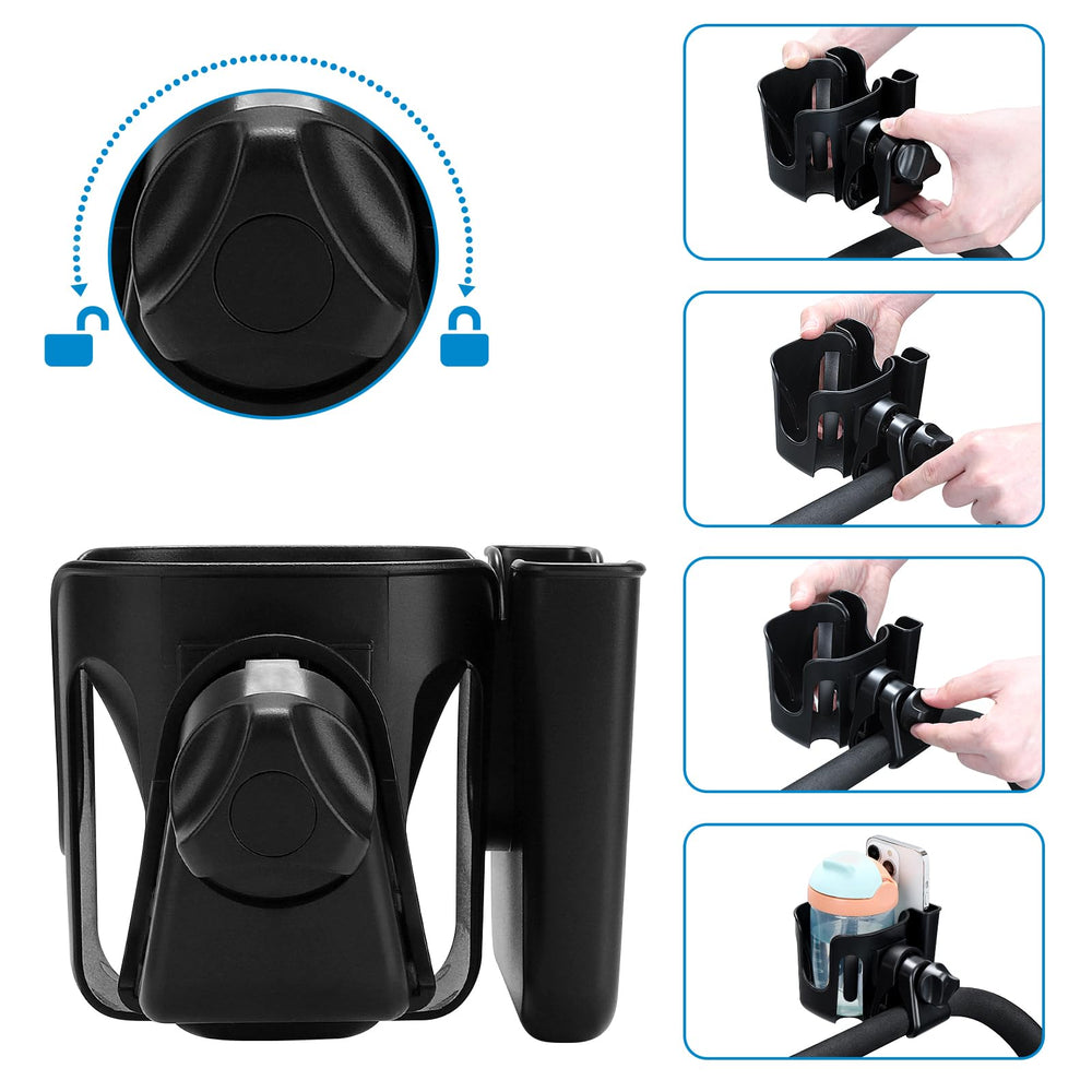 Accmor anti-slip spring grips bottles securely on the move