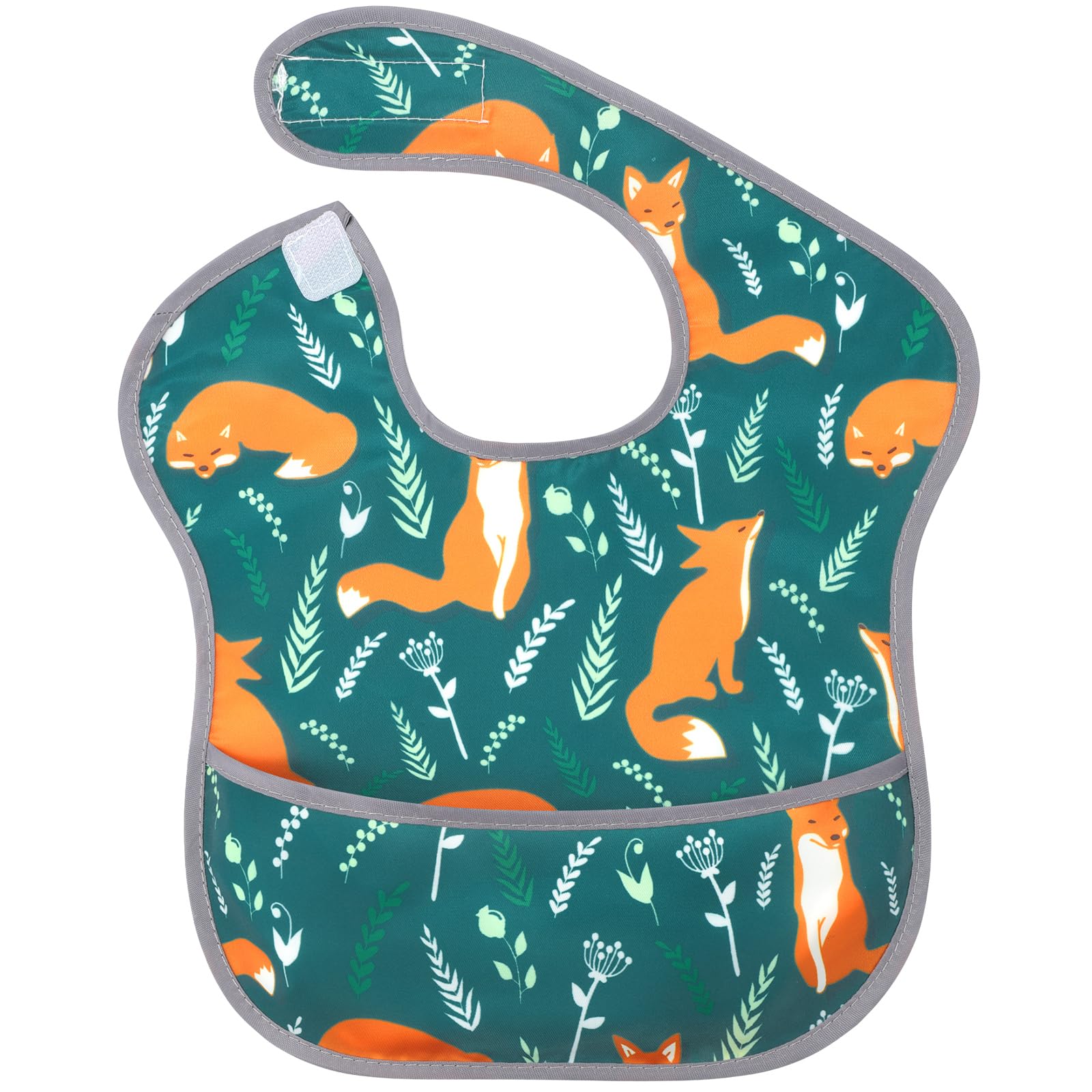Accmor bibs in color-variety pack keeping outfits clean during meals.