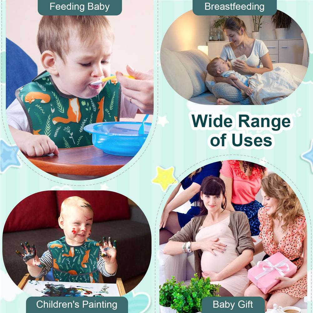 Accmor bibs are machine-washable for reliable cleaning after meals.