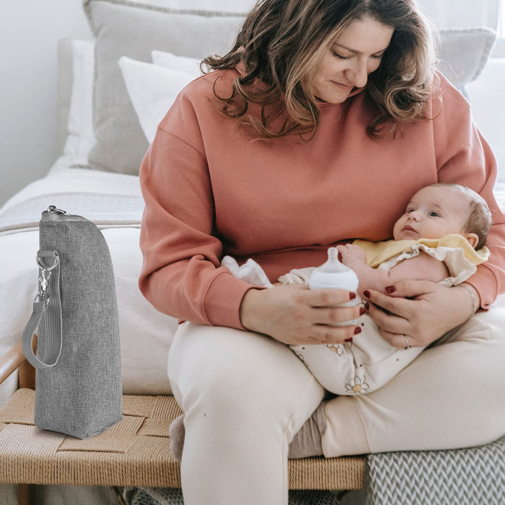 Accmor insulated tote keeps milk safe while on the go.