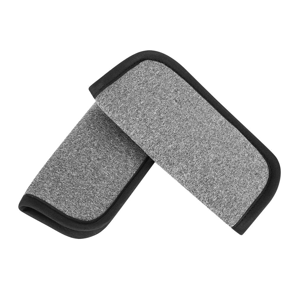 Accmor baby car-seat straps pads gray shoulder pads cushion shoulders for gentle comfort on every ride.