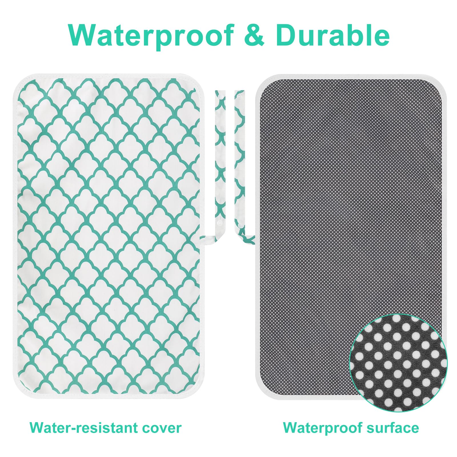 Accmor baby changing mat large 24x14 provides spacious changing area.