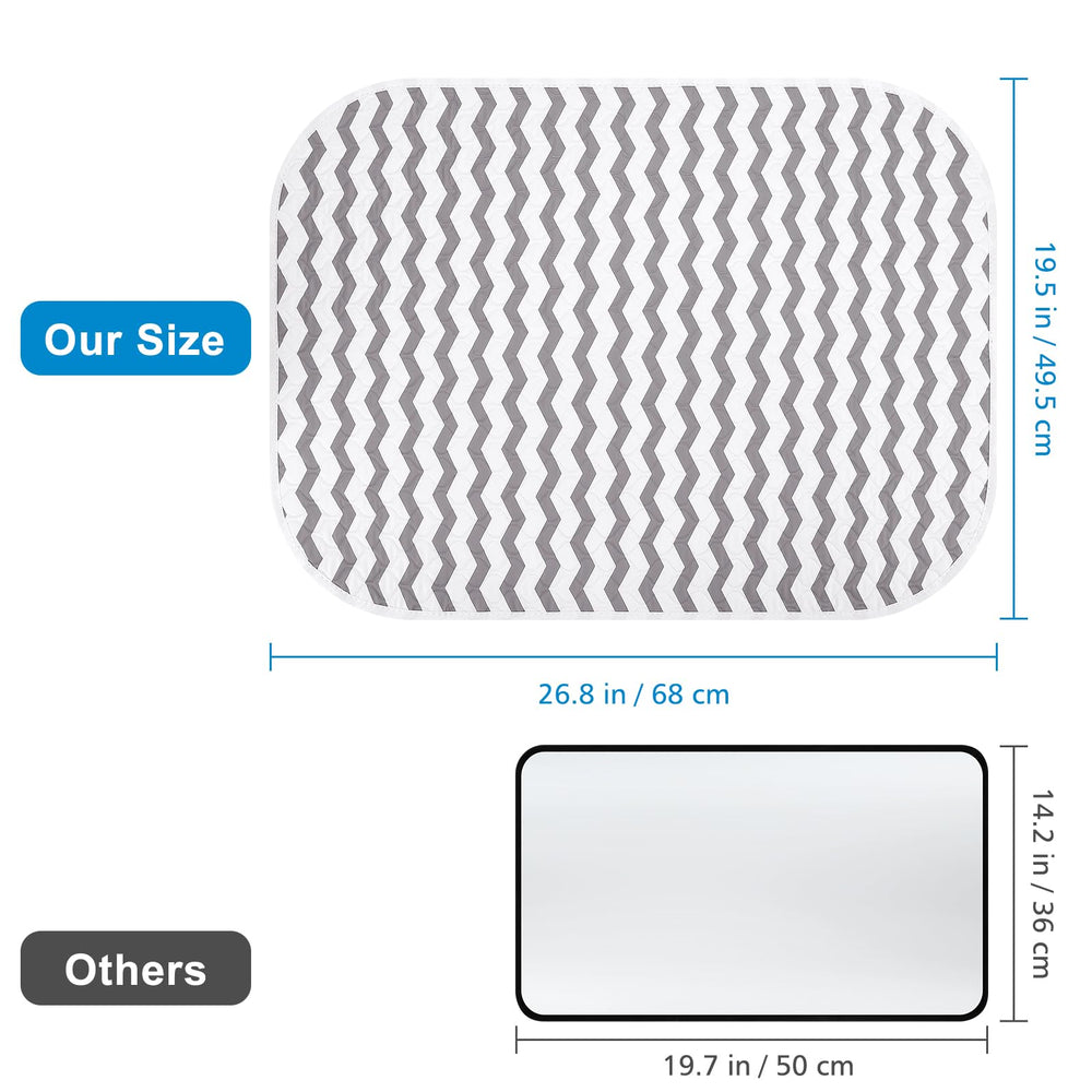 Accmor baby changing pad soft cushioned surface enhances comfort during diaper changes.