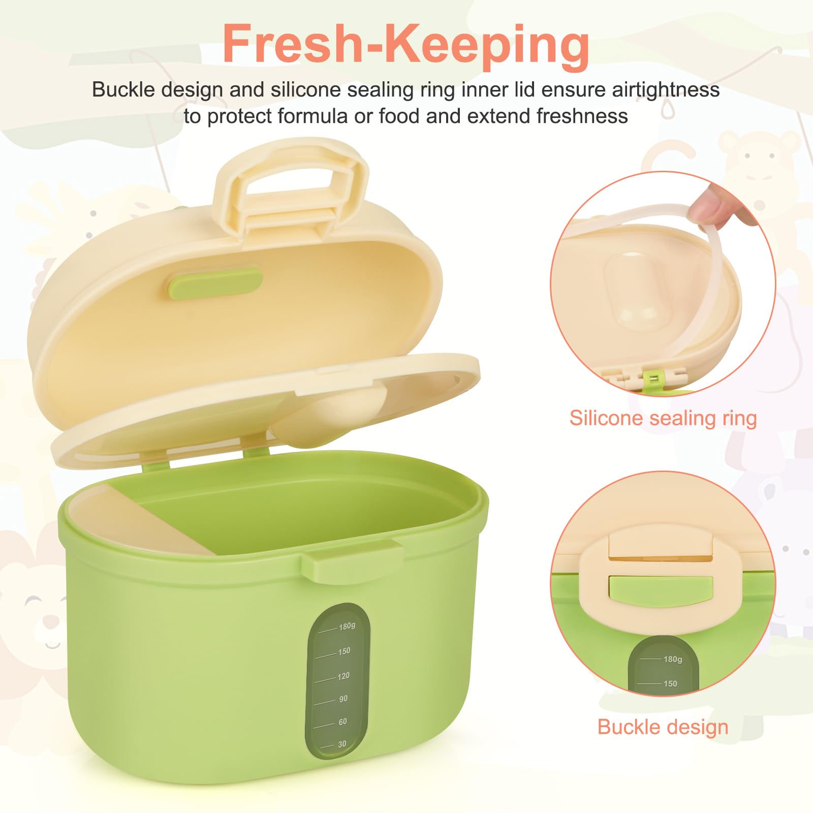Accmor baby feeding solution on the go supports quick meals