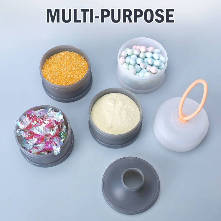 Accmor Baby Formula Dispenser uses BPA-free material for safe food storage