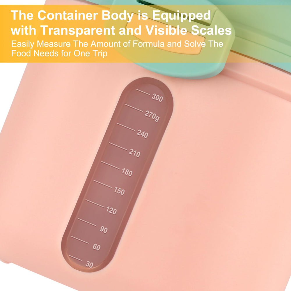 Accmor dispenser pink lid closed shows sealed double barrier for freshness.