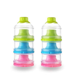 Accmor Baby Formula Dispenser stackable three-layer design for on-the-go feeding.