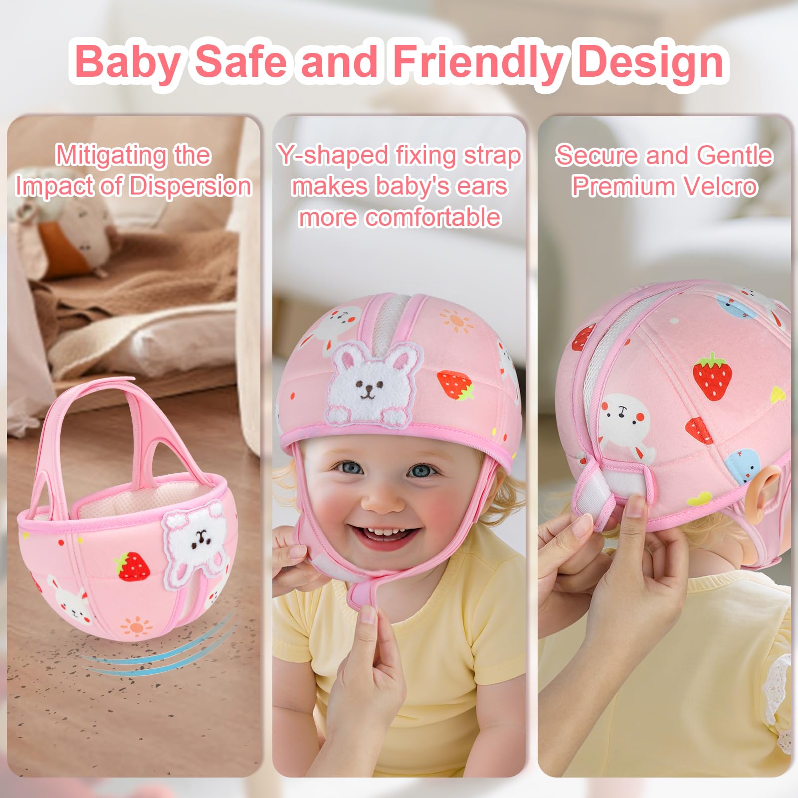Accmor helmet with breathable vents keeps little heads cool.