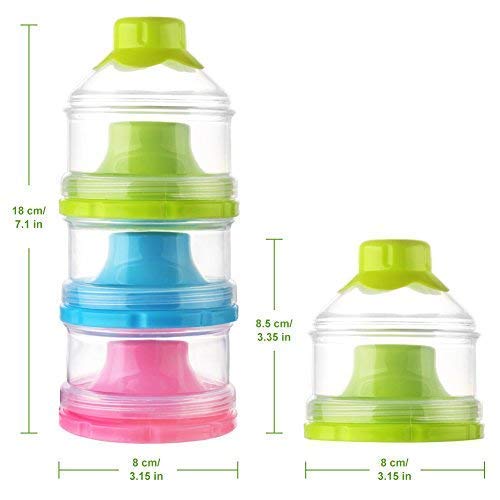 Accmor Baby Snack Container versatile for oats, nuts, and cereals.