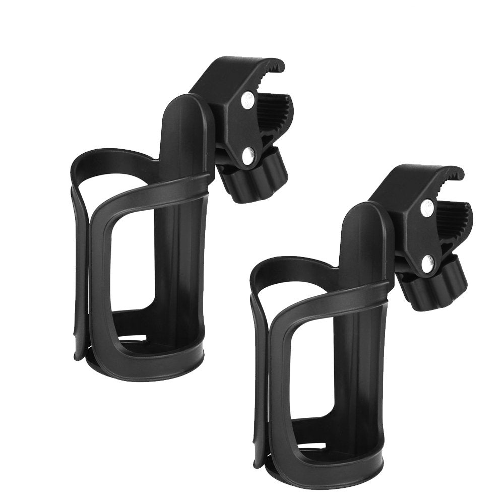 Accmor bike cup holder mounted on handlebars for easy reach while riding.