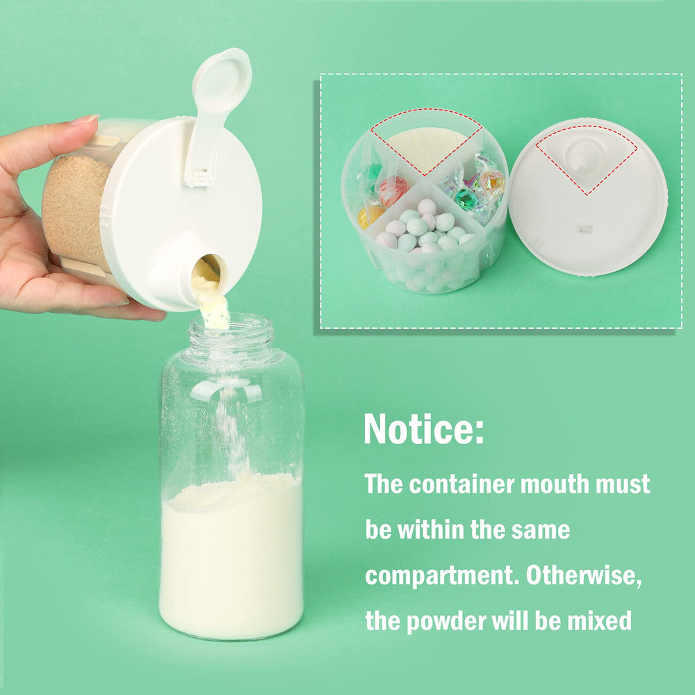 Accmor BPA-free material ensures safe storage for infants' snacks.