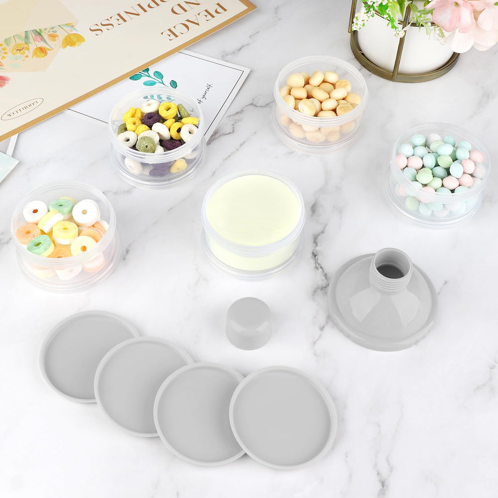 Accmor BPA-free PP material ensures safe snack storage during trips.