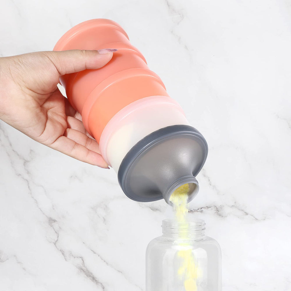 Accmor stackable container doubles as snack cups and baby food storage