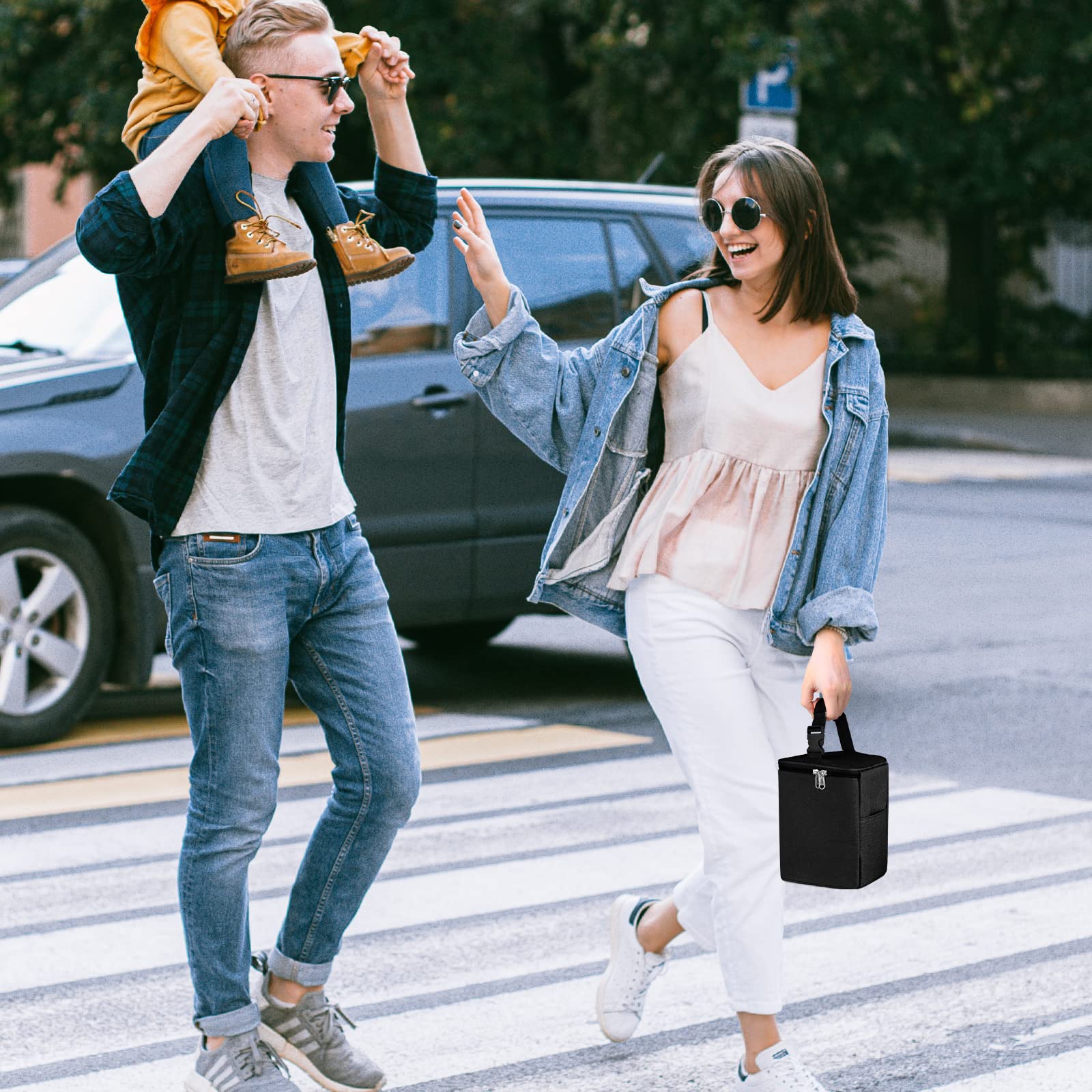 Accmor bag with nylon handheld strap for comfortable transport