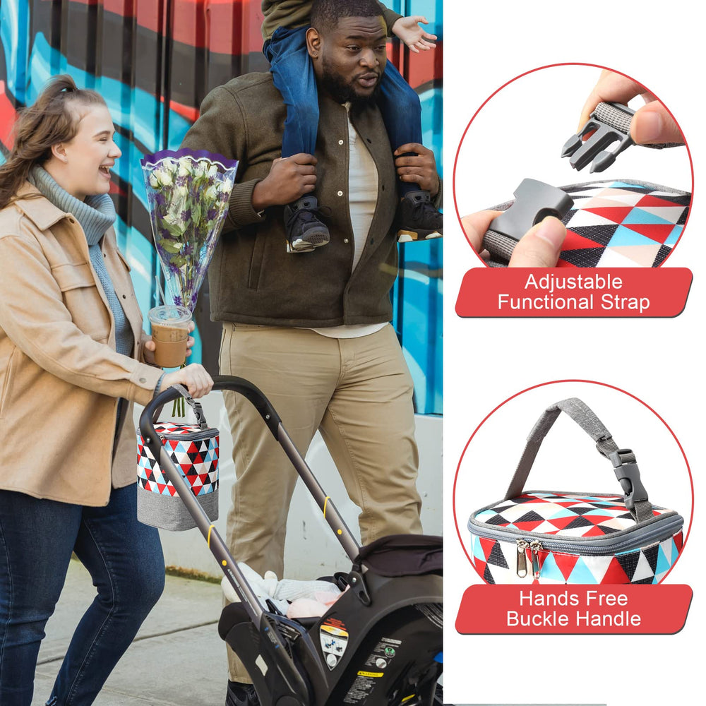 Accmor Breastmilk Cooler Bag with detachable buckle offers versatile carrying options.