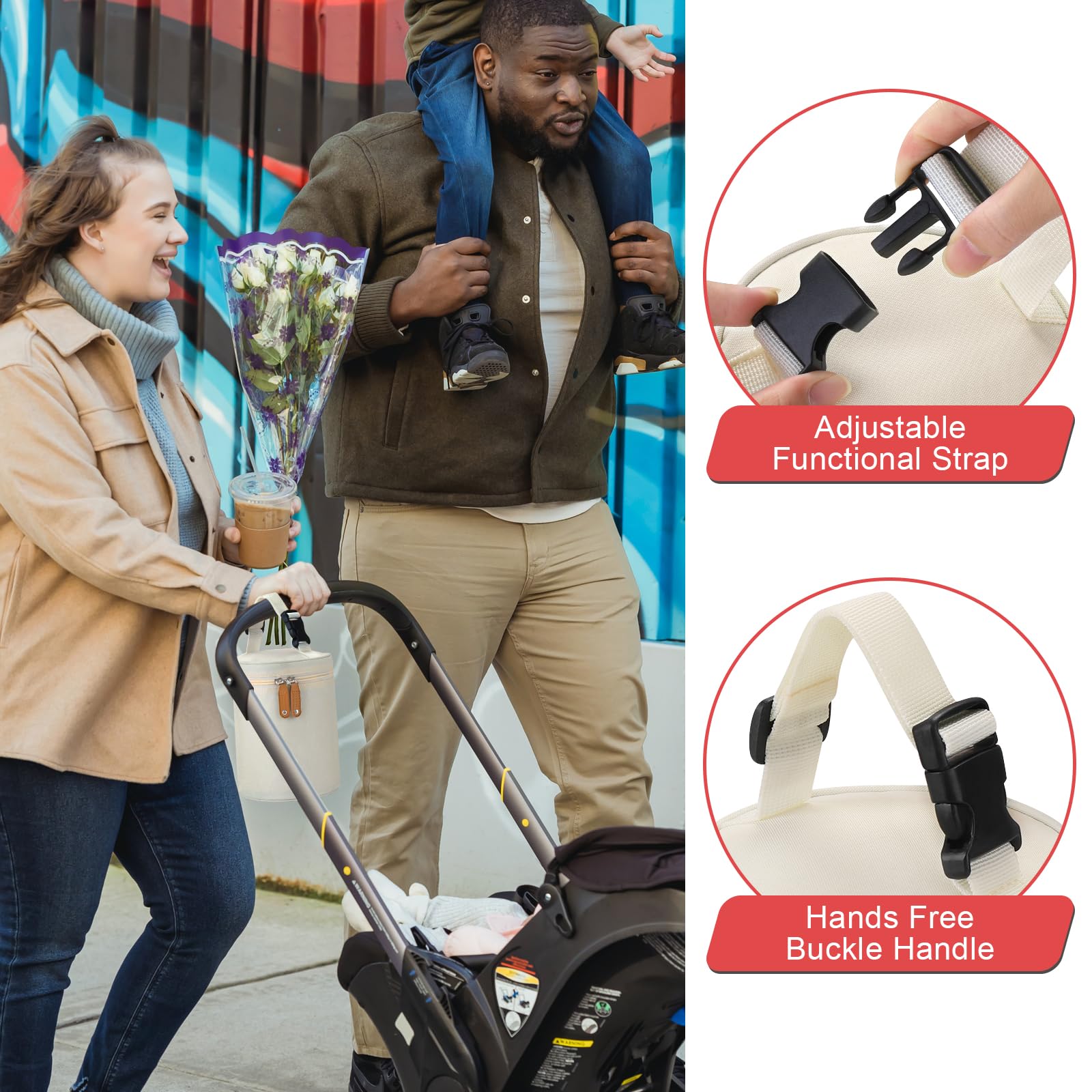 Accmor insulated tote doubles as lunch or picnic bag.