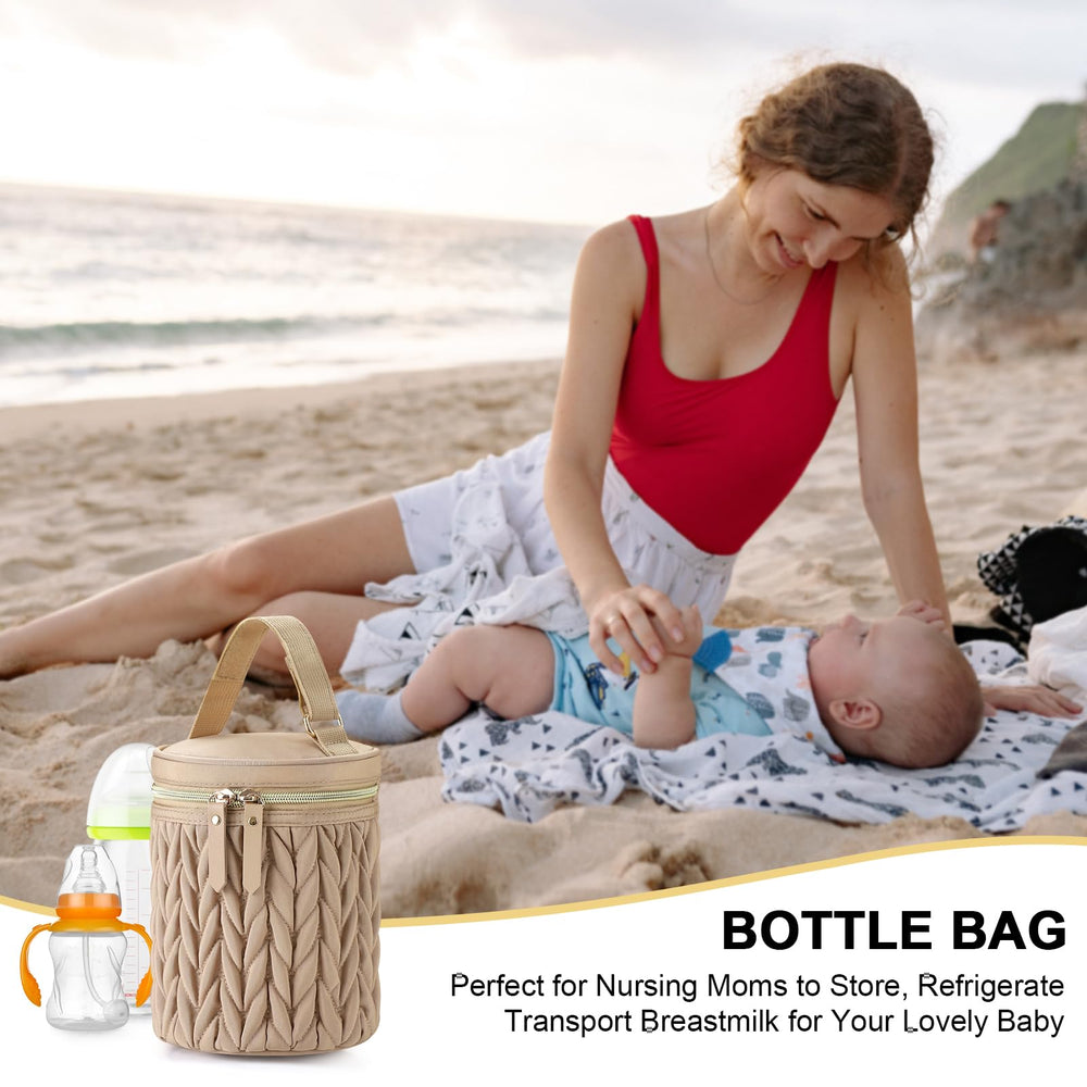 Accmor breastmilk cooler bag easy to wipe clean after spills