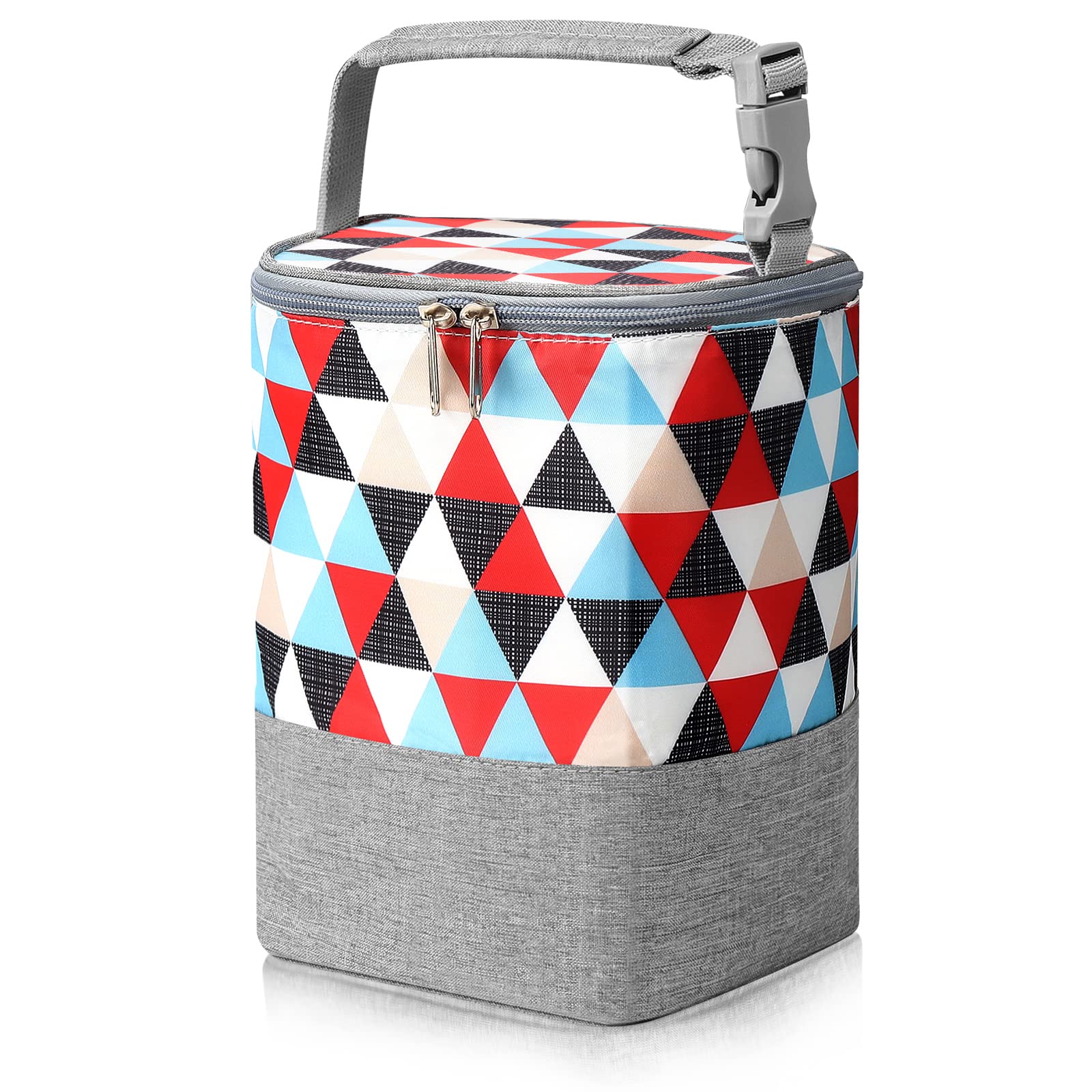 Accmor Breastmilk Cooler Bag insulated lining keeps bottles cold or warm on the go.
