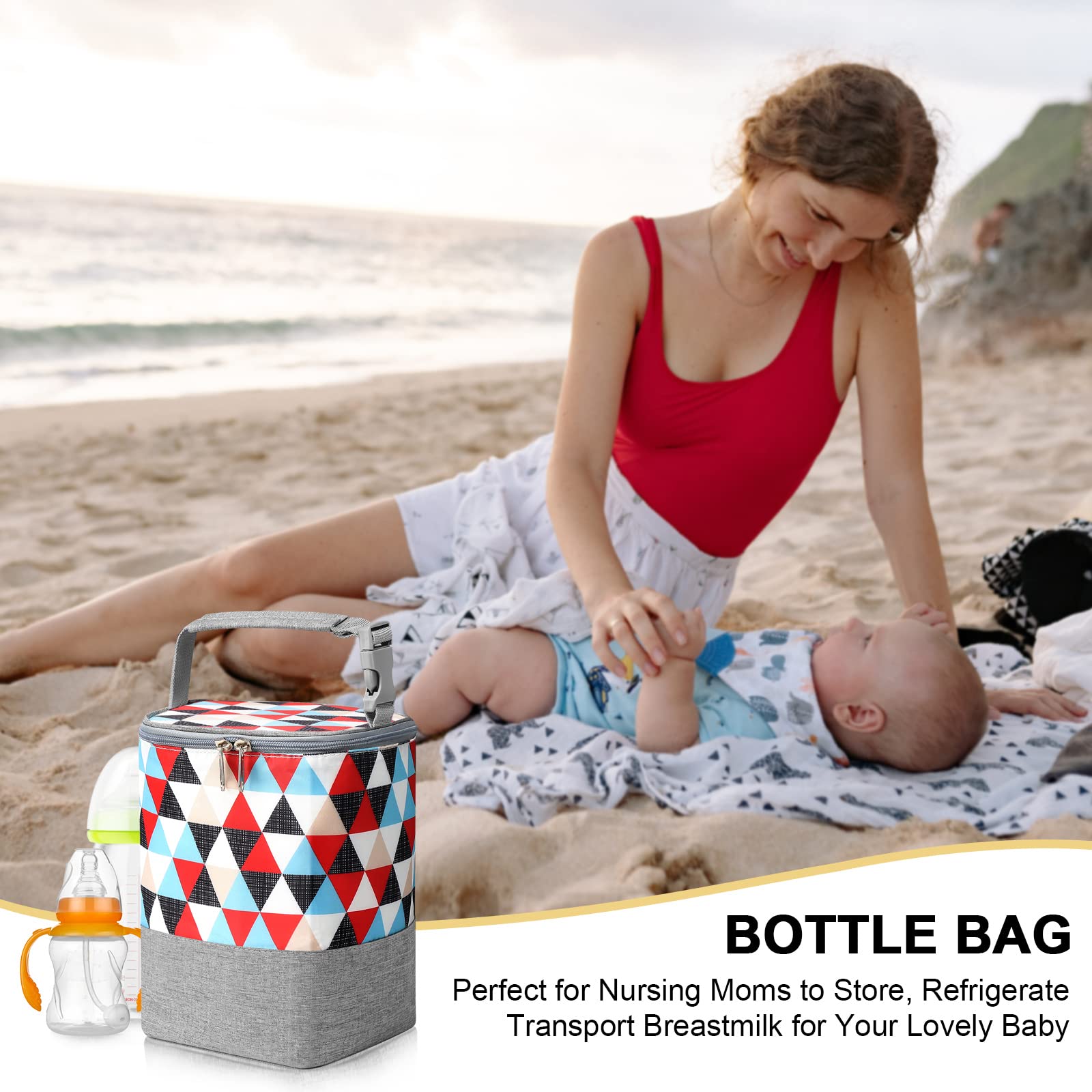 Accmor Breastmilk Cooler Bag doubles as a compact lunch bag when needed.