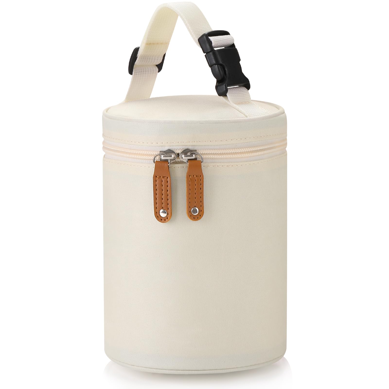 Accmor breastmilk cooler bag waterproof exterior protects bottles on the go.