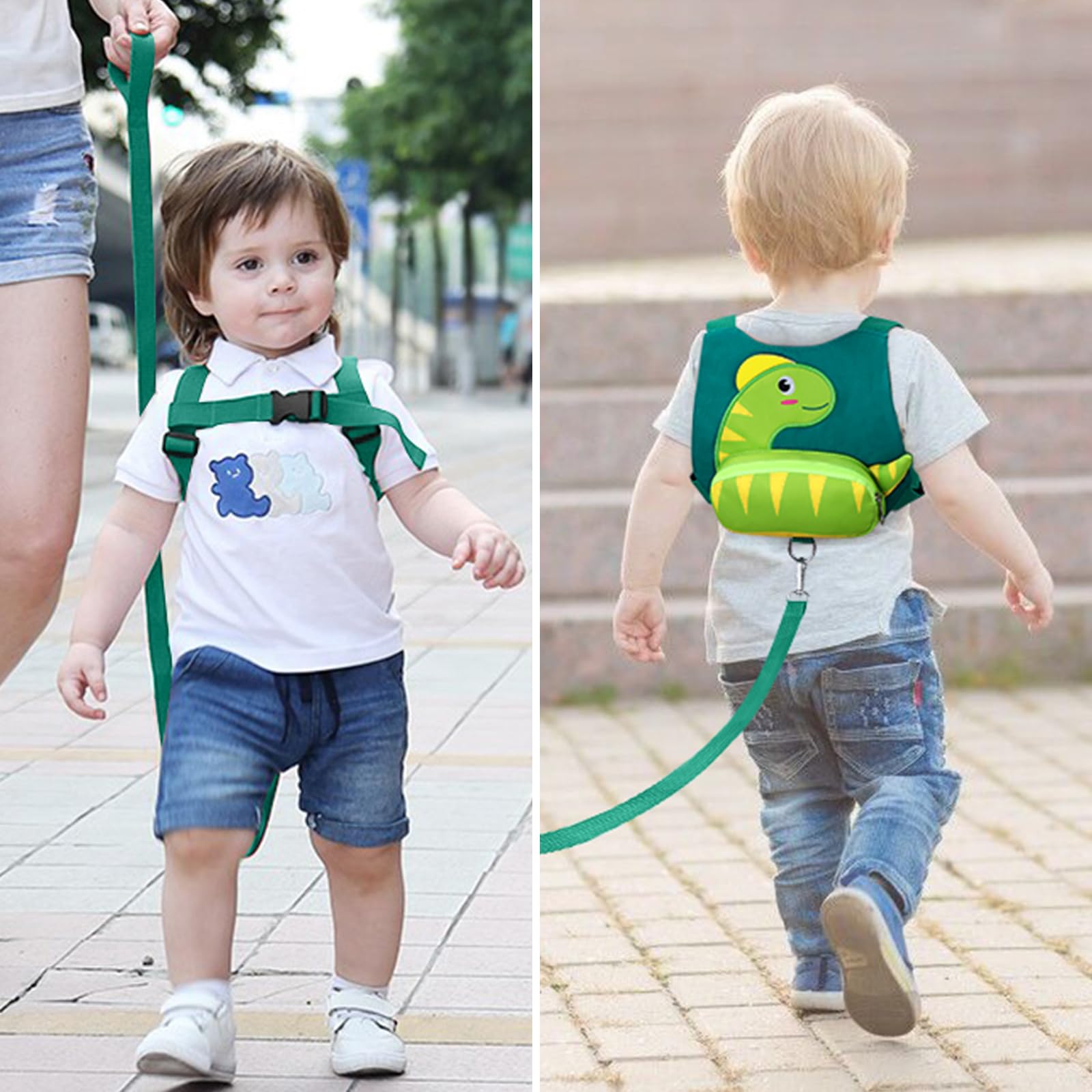 Accmor breathable mesh back panel reduces heat during long strolls in turquoise.