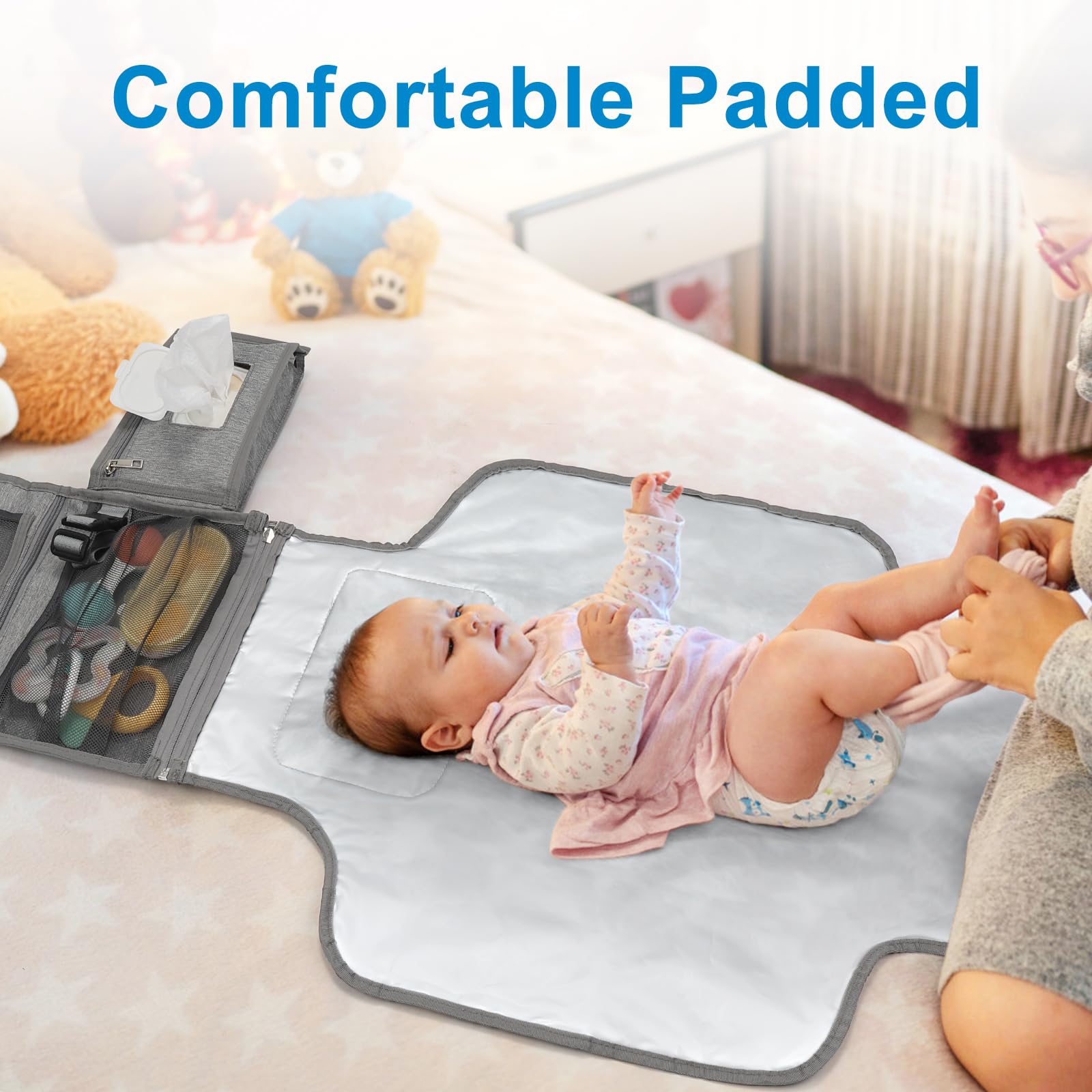 Accmor built-in mesh storage bag organizes small baby items