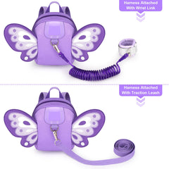 Accmor butterfly backpack offers four-use versatility as backpack, leash, or anti-lost.