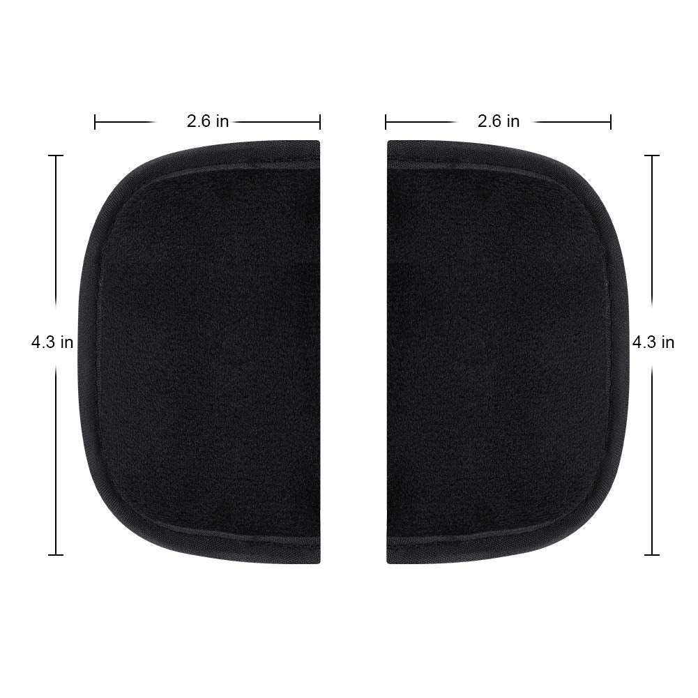 Accmor car seat strap pad easy-install in seconds for quick setup
