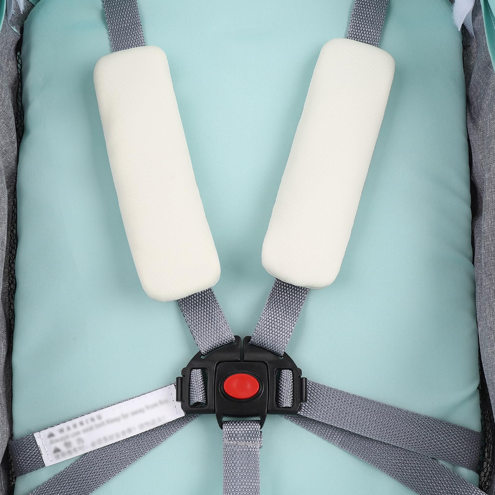 Accmor pad on infant carrier cushions contact for comfort.