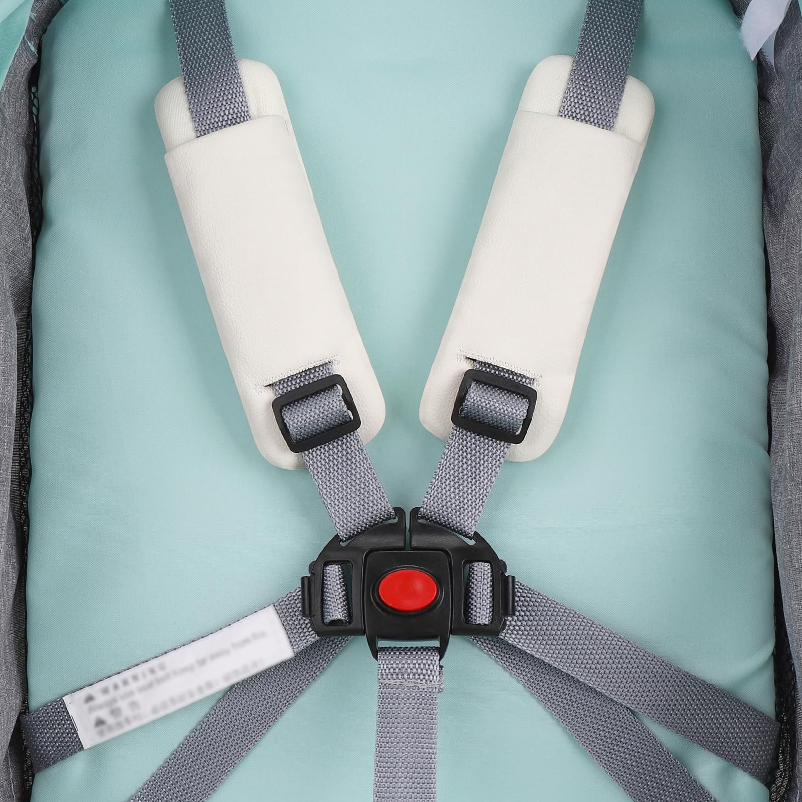Accmor pad used on stroller straps adds child comfort.