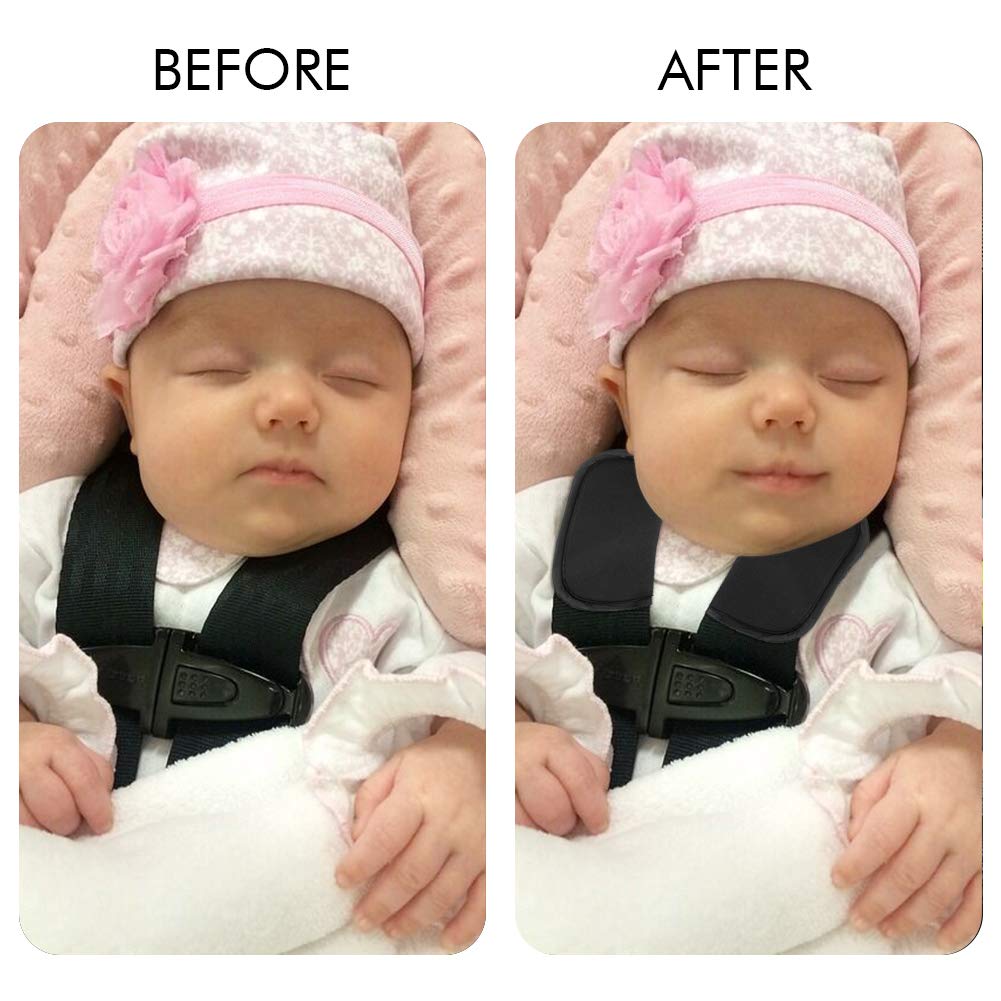 Accmor car seat strap pad universal-fit design fits most seats