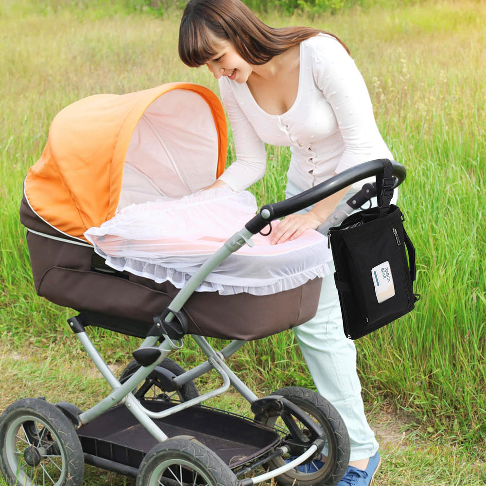 Accmor changing pad compact design fits easily in a bag for travel
