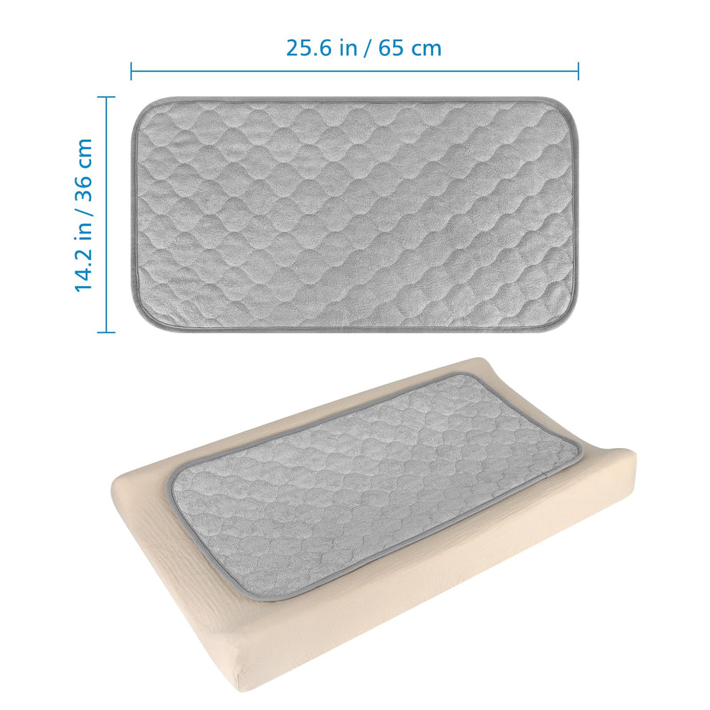 Accmor changing pad liner washability showcases durable, reusable design you can machine or hand wash.