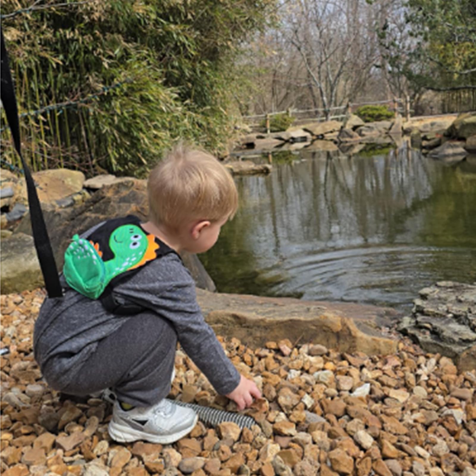 Accmor compact toddler safety harness for outdoor activities.