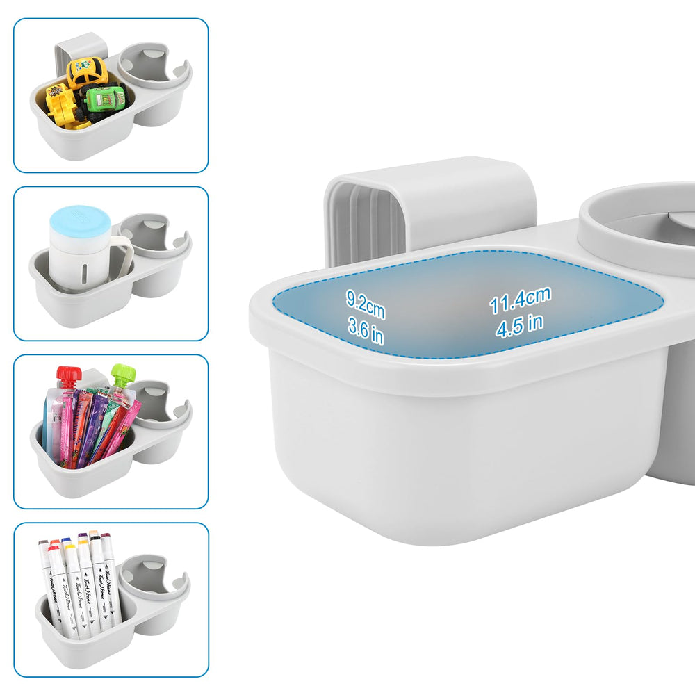 Accmor cup holder versatile use on crib or office chair for extra cup space.