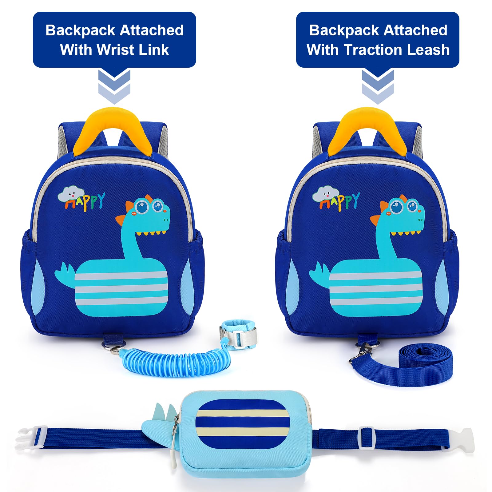 Accmor cute dinosaur design enhances kid-friendly feel during outings