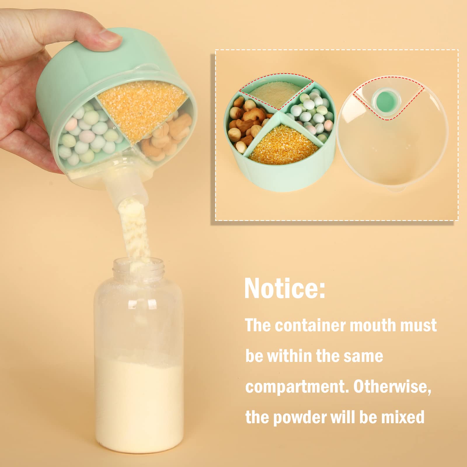 Accmor detachable parts simplify cleaning after use.