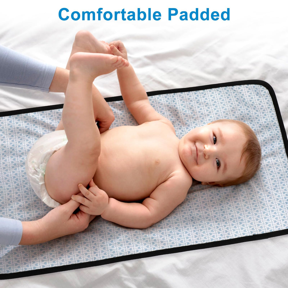 Accmor head pillow detail supports baby comfort during changes.