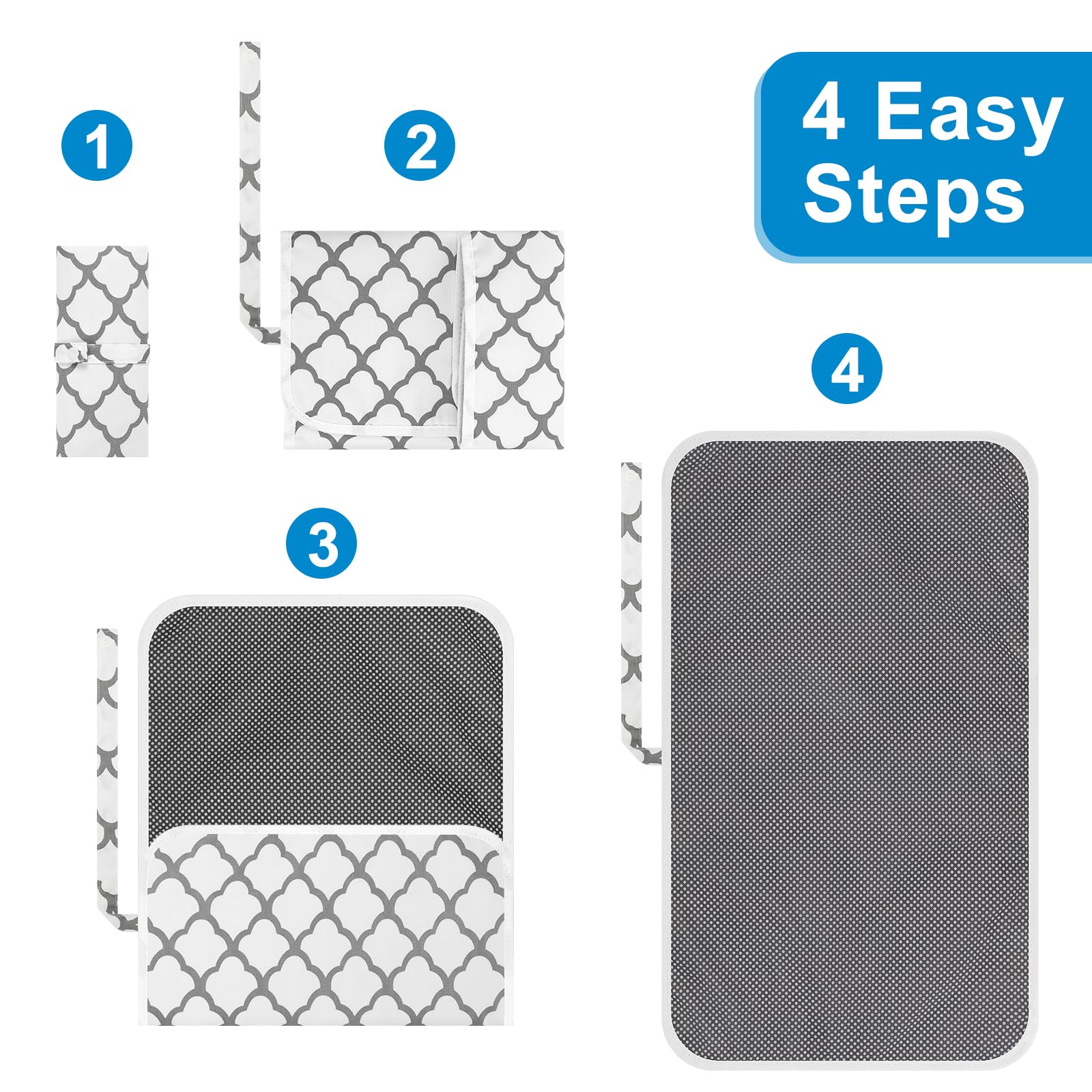 Accmor diaper changing pad with liner option is great for gifts.