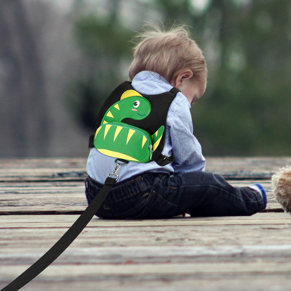 Accmor dinosaur harness snack pocket for easy toddler organization