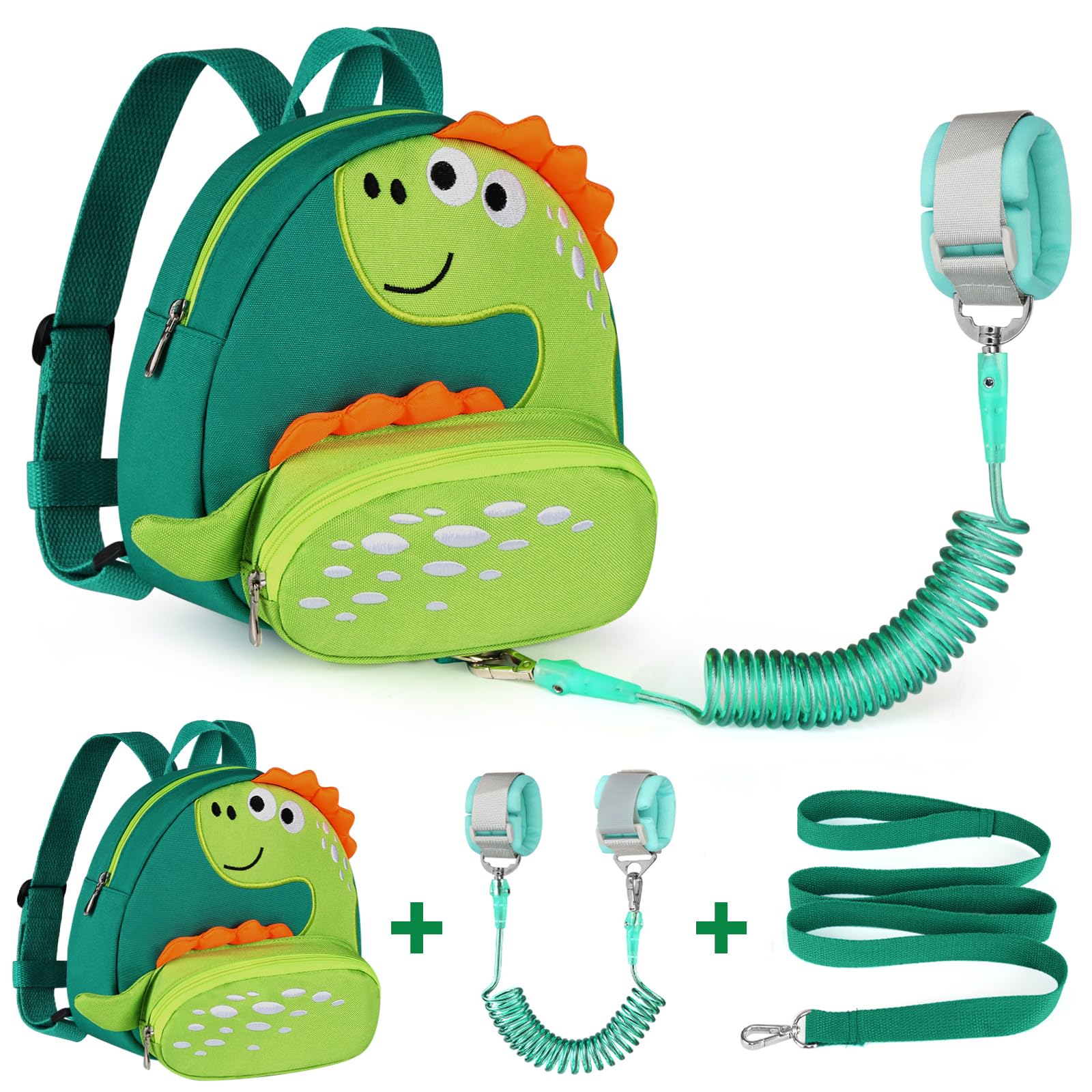 Accmor dinosaur-pattern-backpack demonstrates a playful design for safe park explorations.