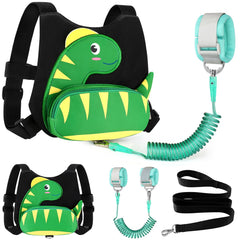 Accmor dinosaur toddler harness back view keeps child close on outdoor trips