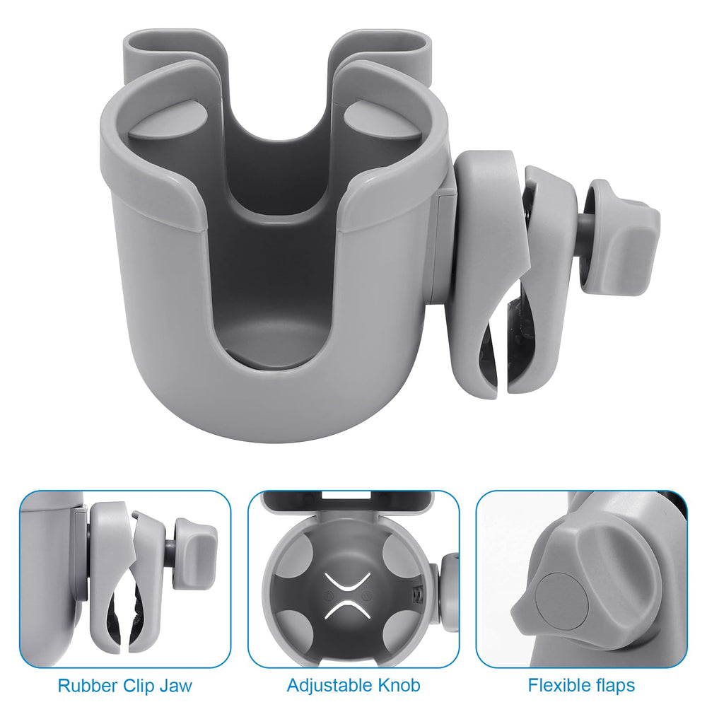 Accmor durable ABS plastic and rubber provide stable support on rough roads.