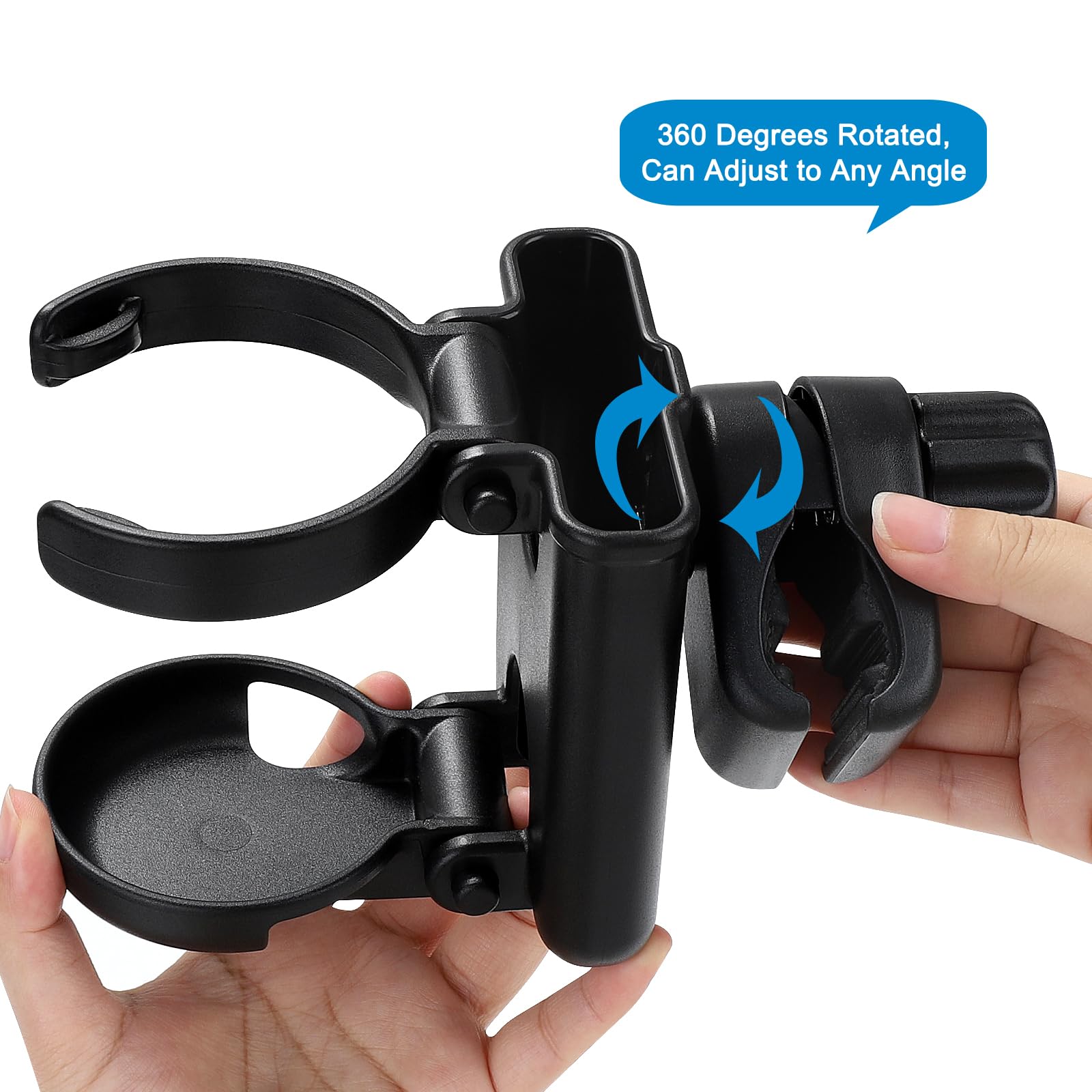 Accmor durable cup holder for outdoor use on beach chairs and golf carts.