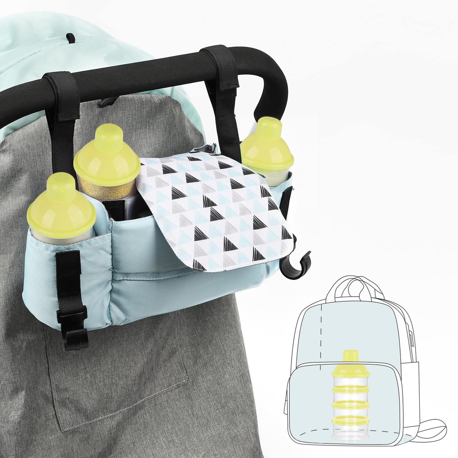 Accmor easy-clean design highlighted by simple rinse and storage.