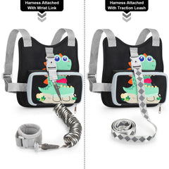 Accmor foldable backpack pocket stores snacks or small toys for quick access.