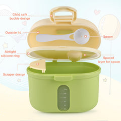 Accmor formula container shows transparent measurement scale for easy dosing
